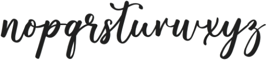 Christmas Serenity otf (400) Font LOWERCASE