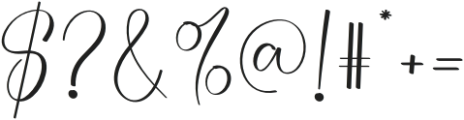 Christmas Signature Regular otf (400) Font OTHER CHARS