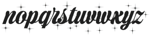 Christmas Sparkle otf (400) Font LOWERCASE