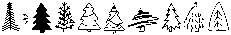 Christmas Symbol Font 2 Regular otf (400) Font OTHER CHARS