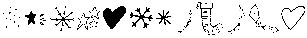 Christmas Symbol Font 2 Regular otf (400) Font LOWERCASE
