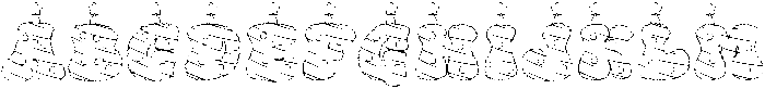 Christmas Tree Regular otf (400) Font UPPERCASE