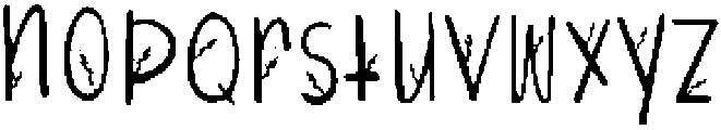 Christmas Tree Regular otf (400) Font LOWERCASE