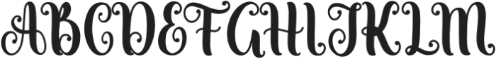 Christmas Winterland otf (400) Font UPPERCASE