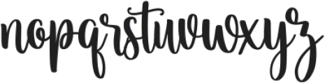 Christmas Wishes otf (400) Font LOWERCASE