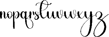 Christmas Wonderful Regular otf (400) Font LOWERCASE