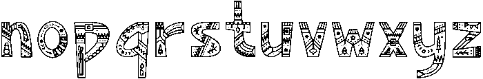 Christmas otf (400) Font LOWERCASE