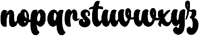 Christmas otf (400) Font LOWERCASE