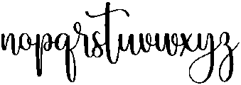 Christmas otf (400) Font LOWERCASE
