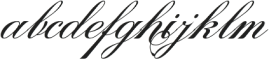 ChristmasAngely-Italic otf (400) Font LOWERCASE