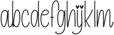ChristmasHandwriting Regular otf (400) Font LOWERCASE
