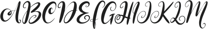 ChristmasScript-Italic otf (400) Font UPPERCASE