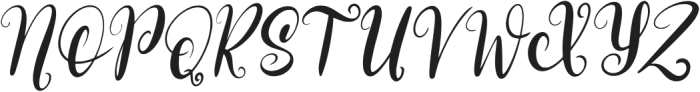 ChristmasScript-Italic otf (400) Font UPPERCASE