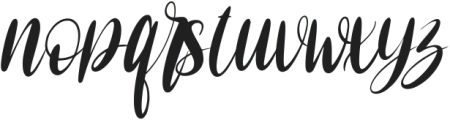 ChristmasScript-Italic otf (400) Font LOWERCASE