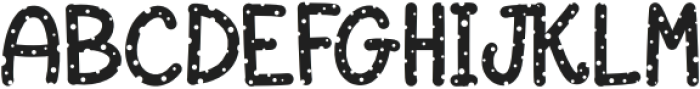 ChristmasSnow-SnowStyle otf (400) Font UPPERCASE