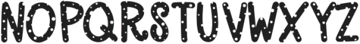 ChristmasSnow-SnowStyle otf (400) Font UPPERCASE