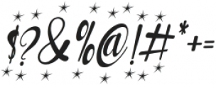 Christmasglamour-Italic otf (400) Font OTHER CHARS