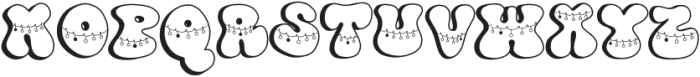 Christmasgroovylight Regular otf (300) Font LOWERCASE
