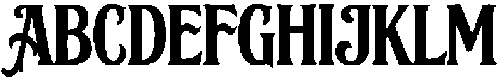 Christon Hunington Regular otf (400) Font UPPERCASE