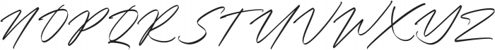 Christopher Signature Italic otf (400) Font UPPERCASE