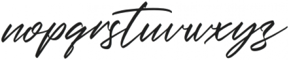 Christopher Signature Italic otf (400) Font LOWERCASE