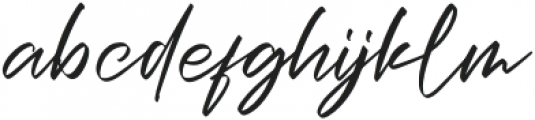 Christopher Signature otf (400) Font LOWERCASE
