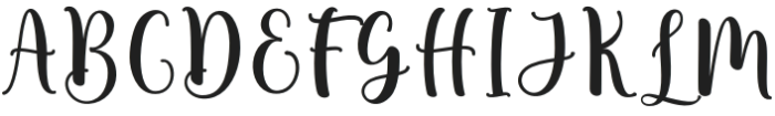 Christy Regular otf (400) Font UPPERCASE