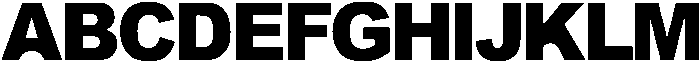 Chrome Bold otf (700) Font UPPERCASE