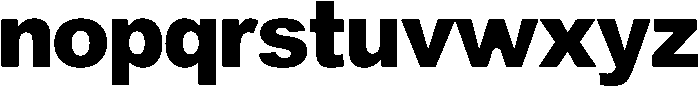 Chrome Bold otf (700) Font LOWERCASE