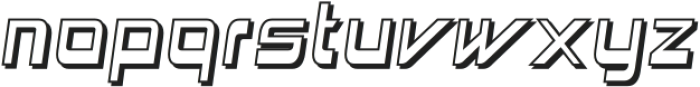 Chrome Kid Outline Outline otf (400) Font LOWERCASE