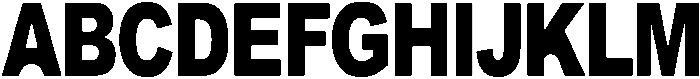Chrome Regular otf (400) Font UPPERCASE