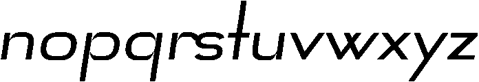 Chrome regular otf (400) Font LOWERCASE