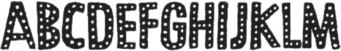 Chronic Dotted otf (400) Font LOWERCASE
