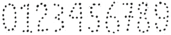 Chronic Dusty Dots otf (400) Font OTHER CHARS