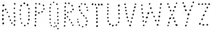 Chronic Dusty Dots otf (400) Font UPPERCASE