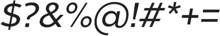 Chronica Pro Regular Italic otf (400) Font OTHER CHARS
