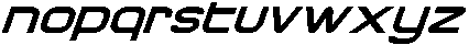 Chronosfer-Italic otf (400) Font LOWERCASE