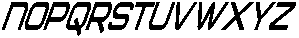 ChronosferCondensed-Italic otf (400) Font UPPERCASE