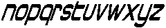 ChronosferCondensed-Italic otf (400) Font LOWERCASE
