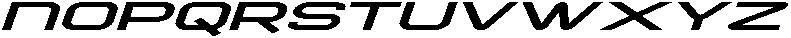 ChronosferExpanded-Italic otf (400) Font UPPERCASE