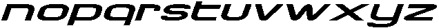 ChronosferExpanded-Italic otf (400) Font LOWERCASE