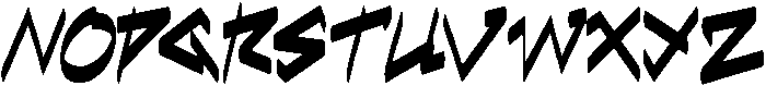 Chrova-Regular otf (400) Font UPPERCASE