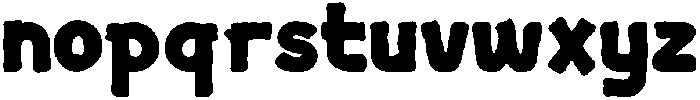 ChruncyCacao-Regular otf (400) Font LOWERCASE