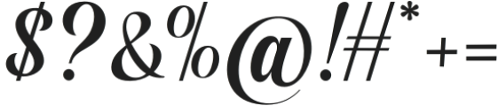 Chryselles Script Regular otf (400) Font OTHER CHARS