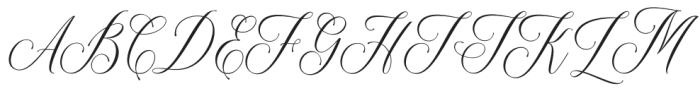 Chrystal Regular otf (400) Font UPPERCASE