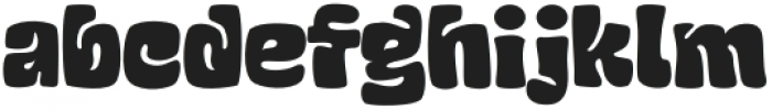 Chubby And Groovy Regular otf (400) Font LOWERCASE