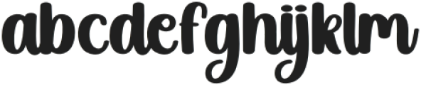 Chubby Baby Regular otf (400) Font LOWERCASE