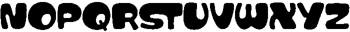 Chubby Gum Regular otf (400) Font UPPERCASE