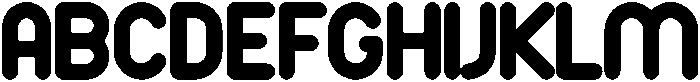 Chubby Regular otf (400) Font UPPERCASE