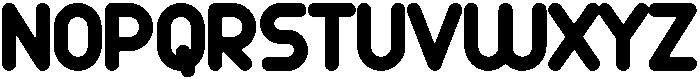 Chubby Regular otf (400) Font UPPERCASE